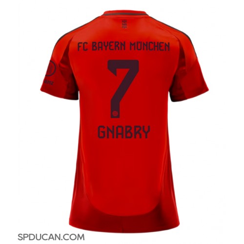 Zenski Nogometni Dres Bayern Munich Serge Gnabry #7 Domaci 2024-25 Kratak Rukav